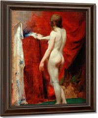 Back View Of A Woman By William Etty Fine Art Print