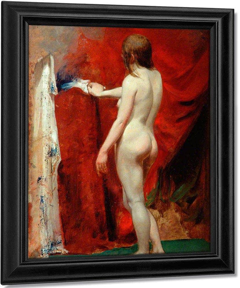 Back View Of A Woman By William Etty Fine Art Print