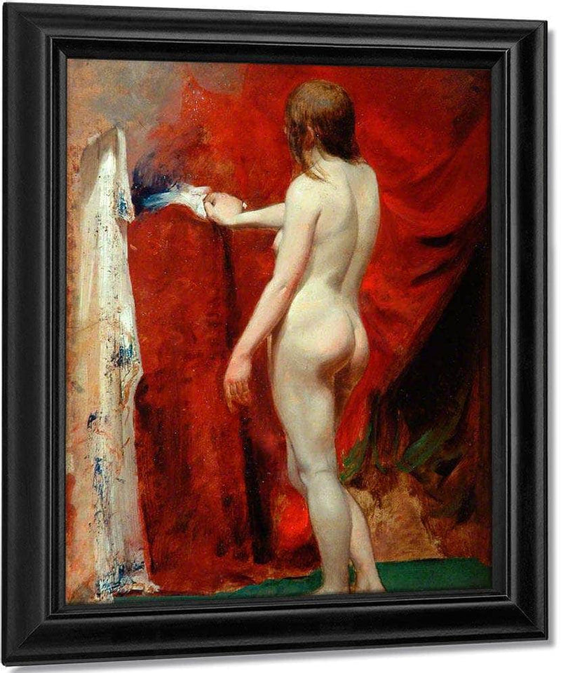 Back View Of A Woman By William Etty Fine Art Print