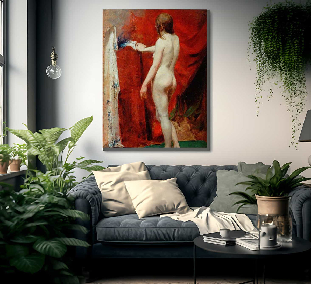 Back View Of A Woman By William Etty Fine Art Print