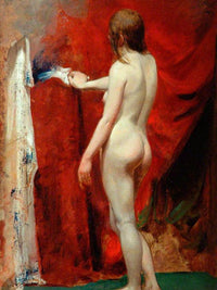 Back View Of A Woman By William Etty Fine Art Print