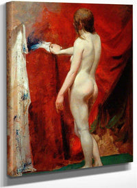 Back View Of A Woman By William Etty Fine Art Print