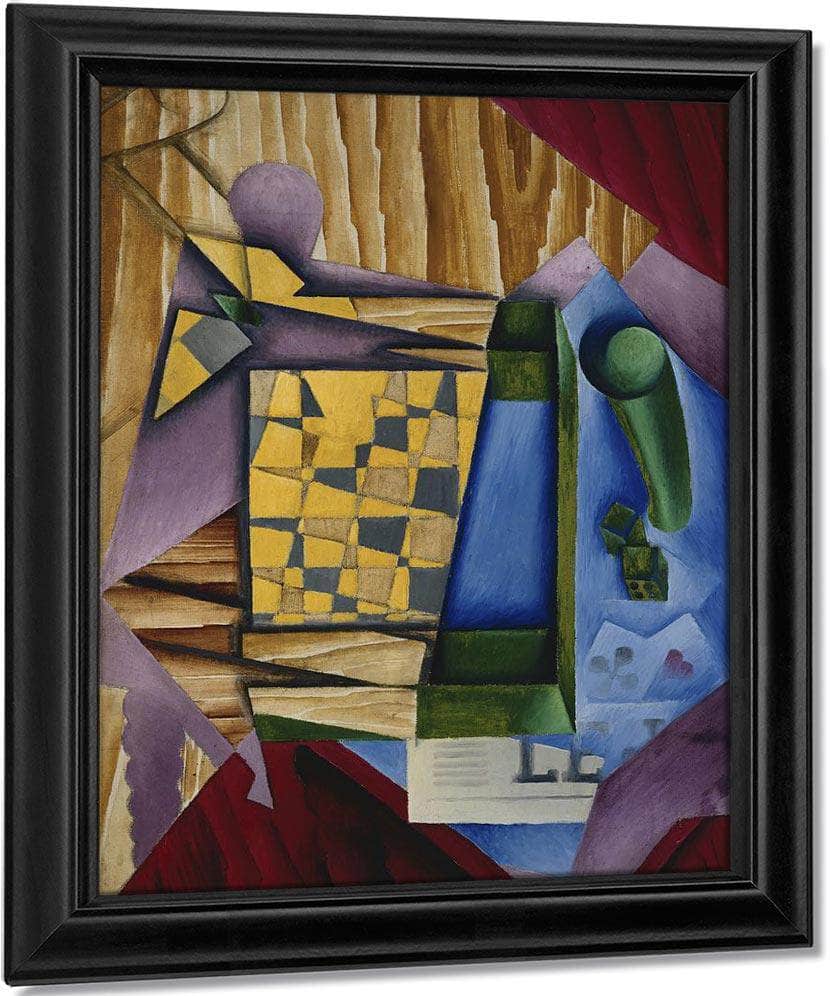 Backgammon By Juan Gris Fine Art Print