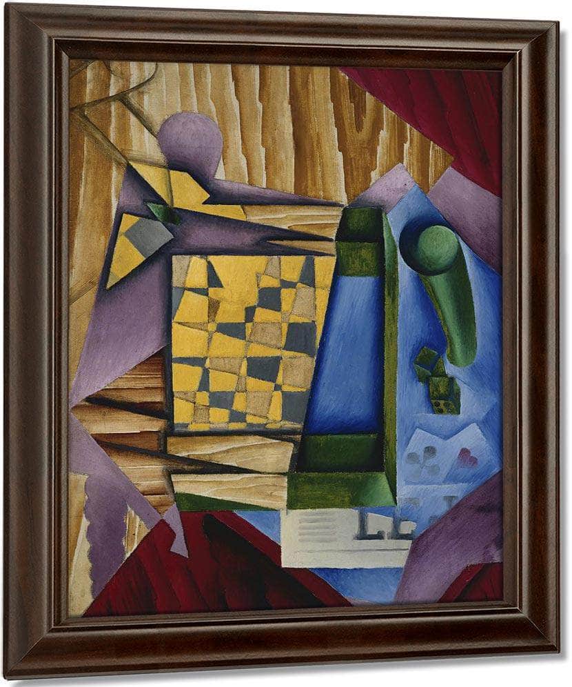Backgammon By Juan Gris Fine Art Print