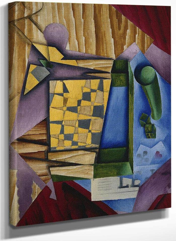 Backgammon By Juan Gris Fine Art Print