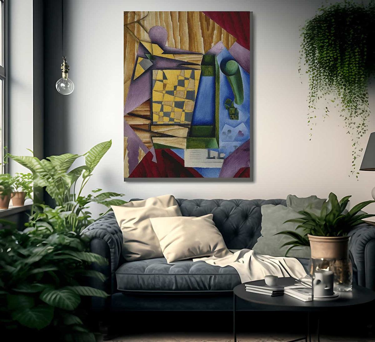 Backgammon By Juan Gris Fine Art Print