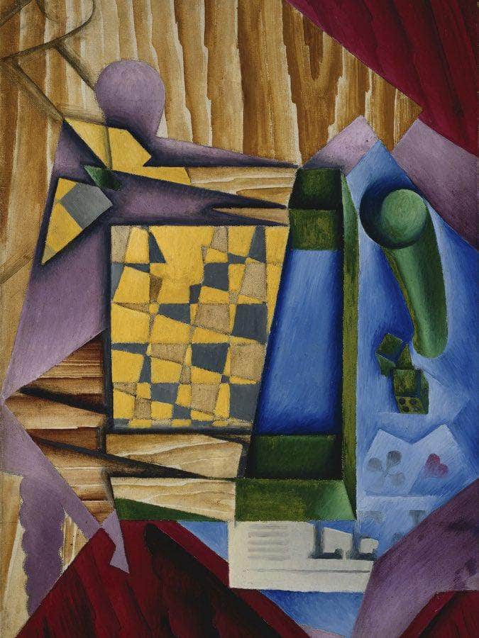 Backgammon By Juan Gris Fine Art Print