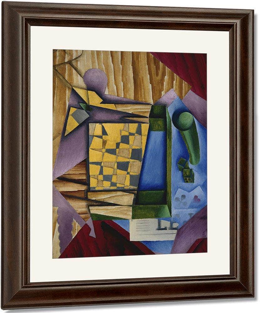 Backgammon By Juan Gris Fine Art Print