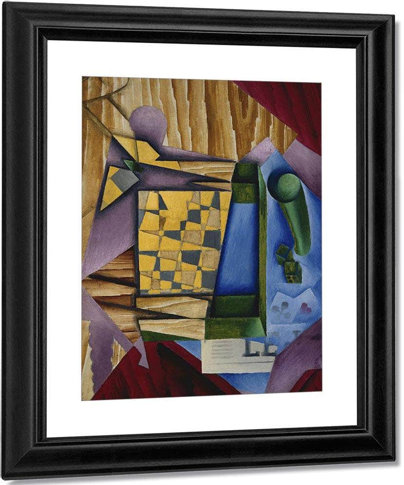Backgammon By Juan Gris Fine Art Print