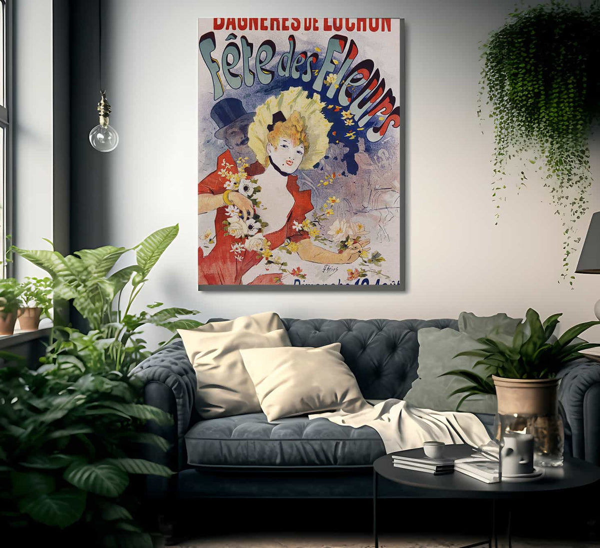 Bagneres De Luchon Fete Des Fleurs Poster By Jules Cheret Fine Art Print