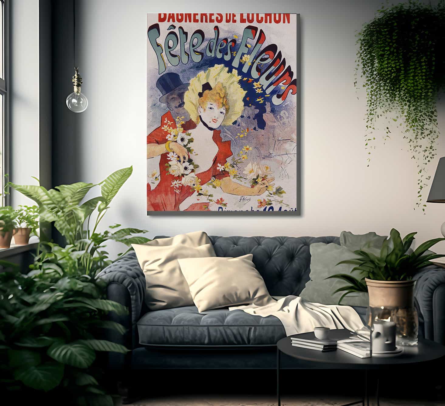 Bagneres De Luchon Fete Des Fleurs Poster By Jules Cheret Fine Art Print