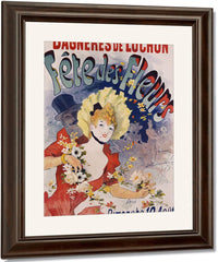 Bagneres De Luchon Fete Des Fleurs Poster By Jules Cheret Fine Art Print