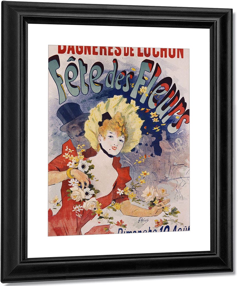 Bagneres De Luchon Fete Des Fleurs Poster By Jules Cheret Fine Art Print