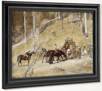 Bailed Up By Tom Roberts Fine Art Print