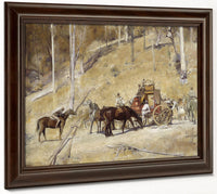 Bailed Up By Tom Roberts Fine Art Print