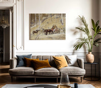 Bailed Up By Tom Roberts Fine Art Print