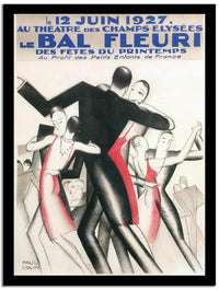 Bal Fleuri  Vintage Poster Fine Art Print