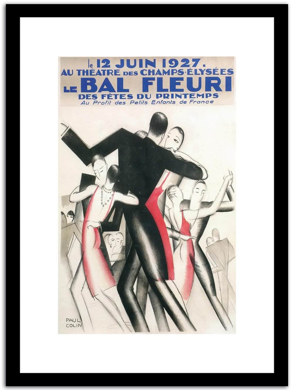 Bal Fleuri  Vintage Poster Fine Art Print