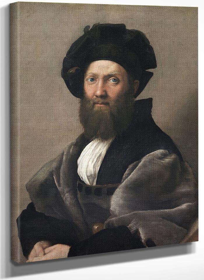 Baldassare Castiglione By Raphael Fine Art Print