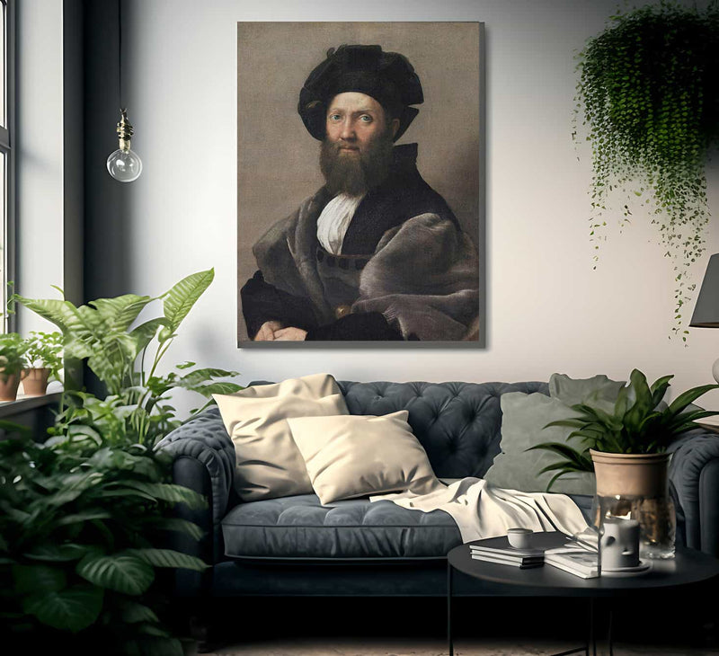 Baldassare Castiglione By Raphael Fine Art Print