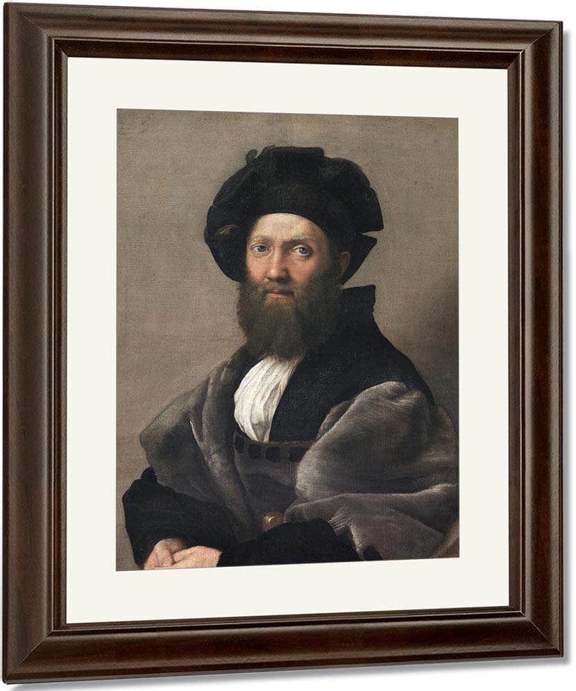 Baldassare Castiglione By Raphael Fine Art Print