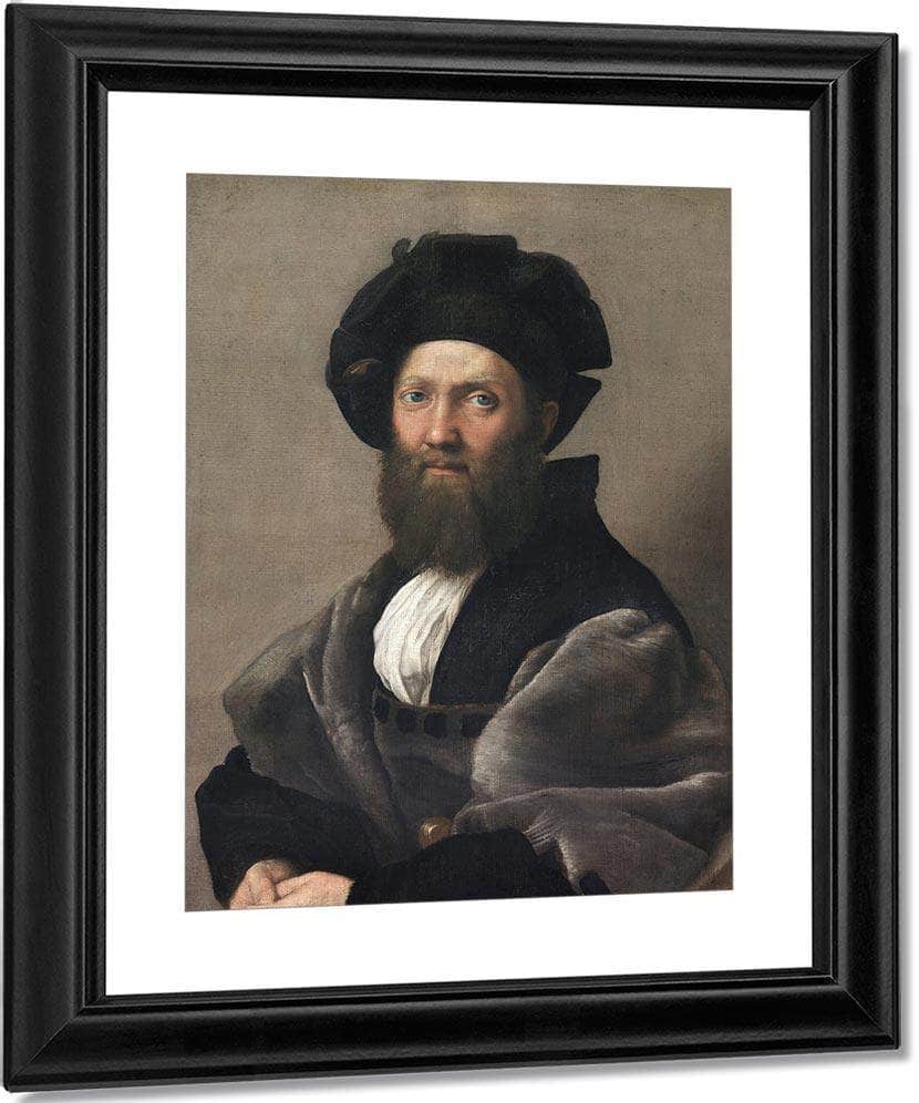 Baldassare Castiglione By Raphael Fine Art Print