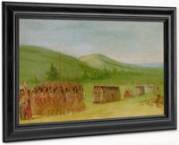 Ball Play Dance, Choctaw By George Catlin Fine Art Print
