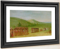 Ball Play Dance, Choctaw By George Catlin Fine Art Print