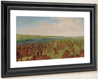 Ball Play Of The Women, Prairie Du Chien By George Catlin Fine Art Print