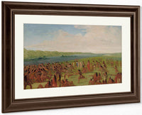 Ball Play Of The Women, Prairie Du Chien1 By George Catlin Fine Art Print