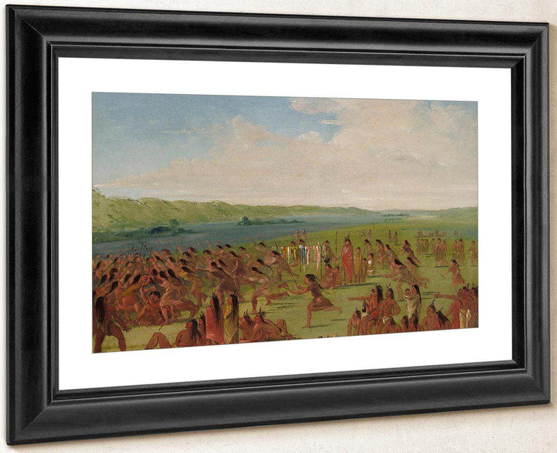 Ball Play Of The Women, Prairie Du Chien1 By George Catlin Fine Art Print
