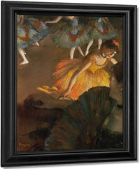 Ballerina And Lady With A Fan By Edgar Degas Fine Art Print