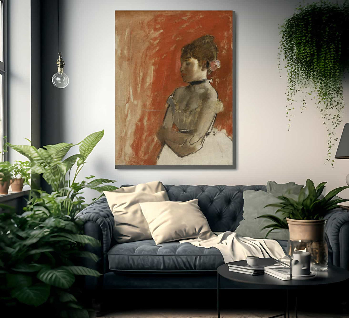 Ballet Dancer With Arms Crossed By Edgar Degas Fine Art Print