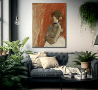 Ballet Dancer With Arms Crossed By Edgar Degas Fine Art Print