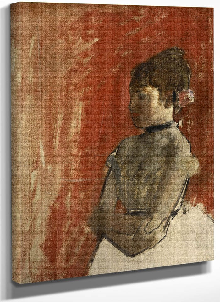 Ballet Dancer With Arms Crossed By Edgar Degas Fine Art Print