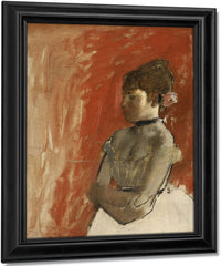 Ballet Dancer With Arms Crossed By Edgar Degas Fine Art Print