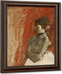 Ballet Dancer With Arms Crossed By Edgar Degas Fine Art Print