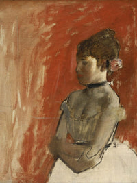 Ballet Dancer With Arms Crossed By Edgar Degas Fine Art Print