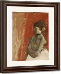 Ballet Dancer With Arms Crossed By Edgar Degas Fine Art Print