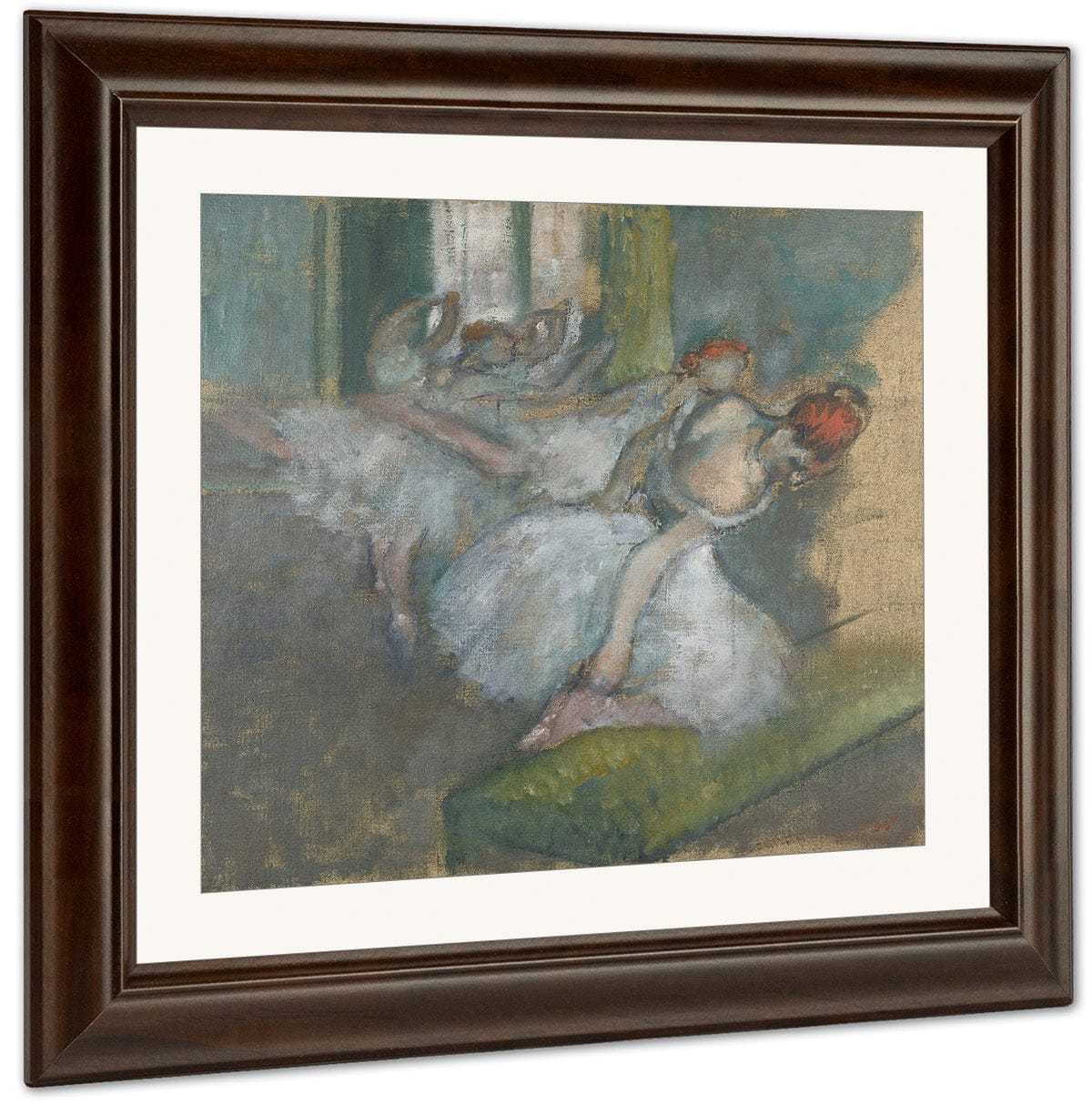 Ballet Dancers 2 By Edgar Degas Fine Art Print