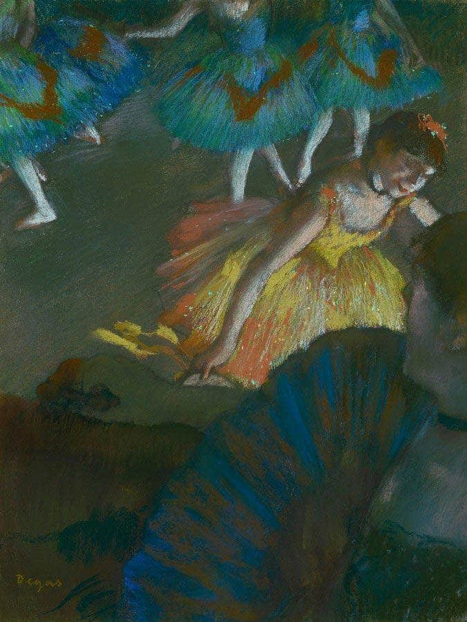 Ballet Seen From An Opera Box By Edgar Degas Fine Art Print