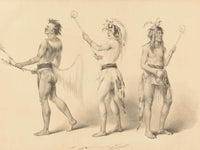 Ballplayers  No. 21 By George Catlin Fine Art Print