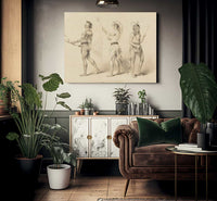 Ballplayers  No. 21 By George Catlin Fine Art Print