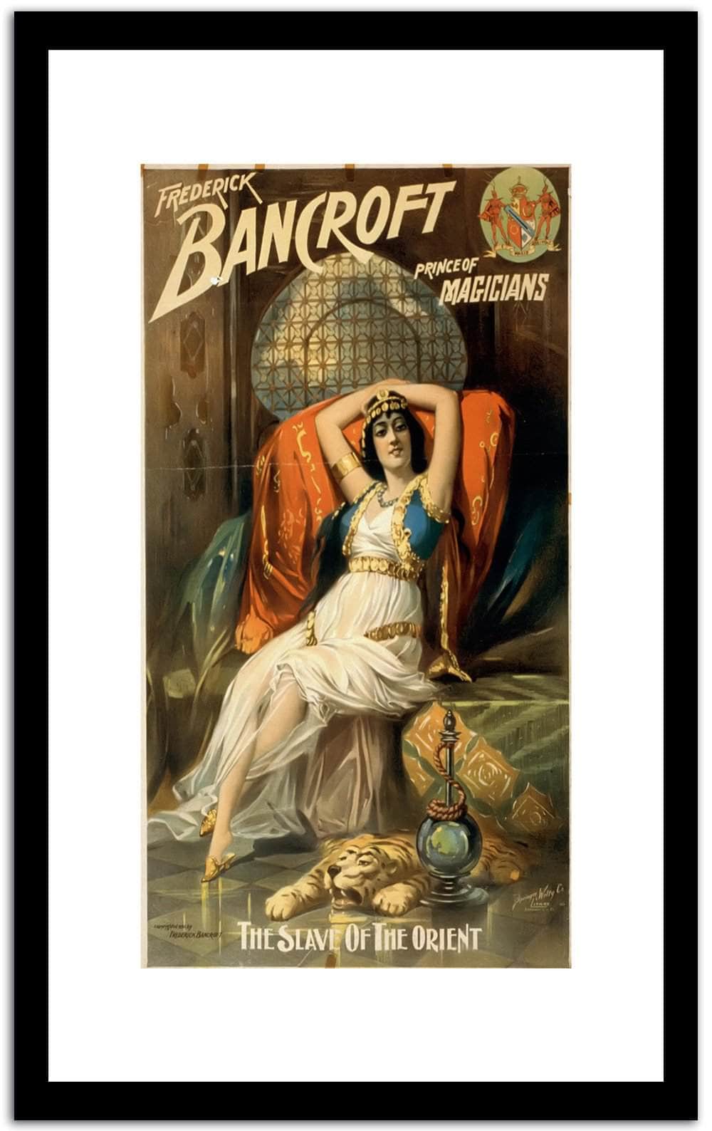 Bancroft  Vintage Circus Poster Fine Art Print