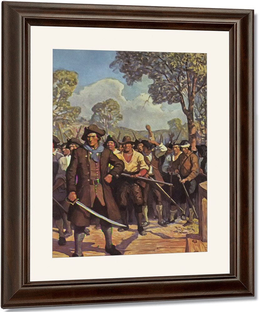 Bank Holiday Posters By NC Wyeth Fine Art Print