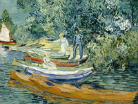 Bank Of The Oise At Auvers By Vincent Van Gogh Fine Art Print