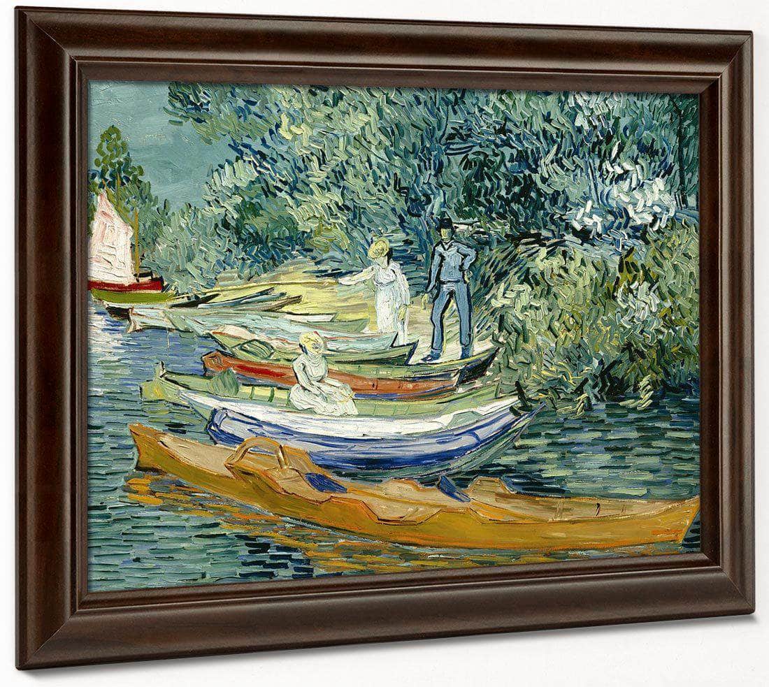 Bank Of The Oise At Auvers By Vincent Van Gogh Fine Art Print