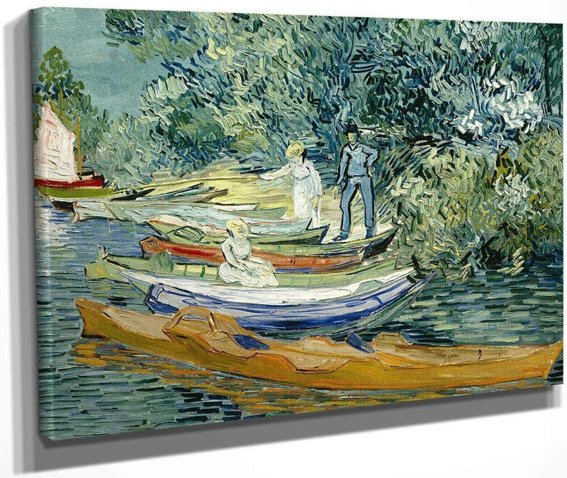 Bank Of The Oise At Auvers By Vincent Van Gogh Fine Art Print