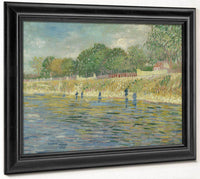 Bank Of The Seine By Vincent Van Gogh Fine Art Print