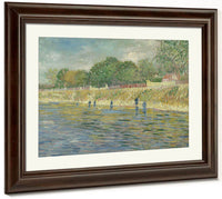 Bank Of The Seine By Vincent Van Gogh Fine Art Print